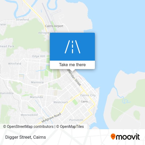 Digger Street map
