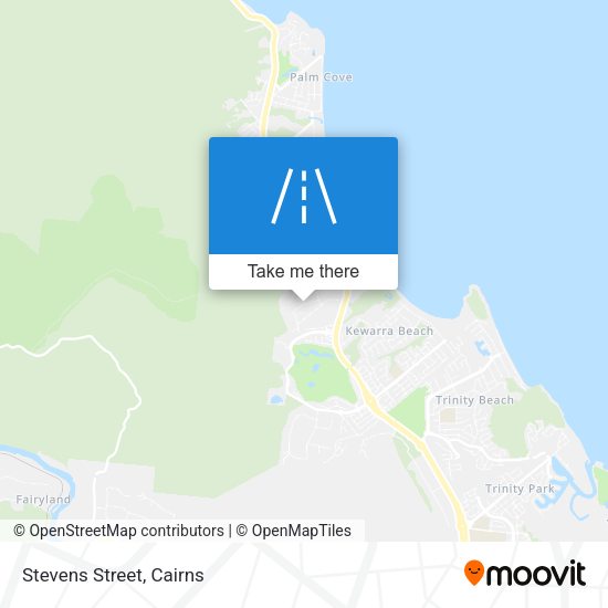 Stevens Street map