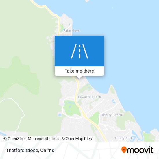 Thetford Close map