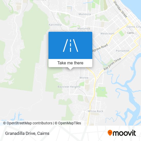 Granadilla Drive map