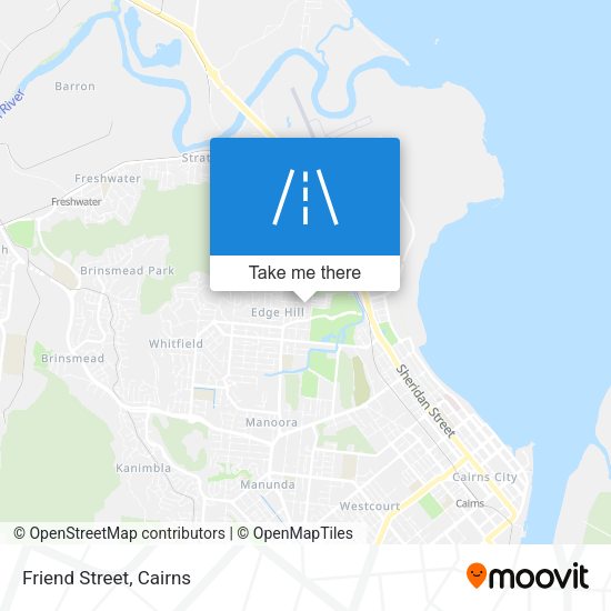 Friend Street map