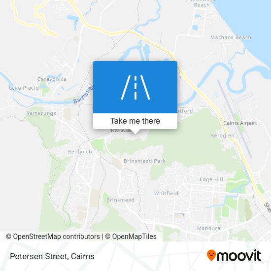 Petersen Street map