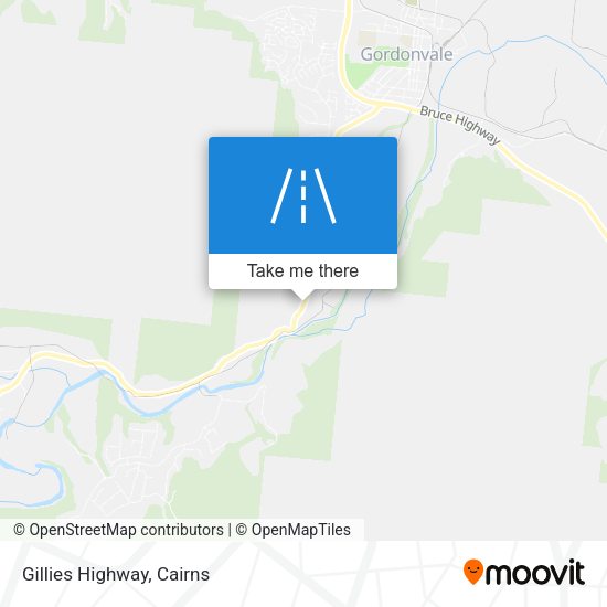 Gillies Highway map