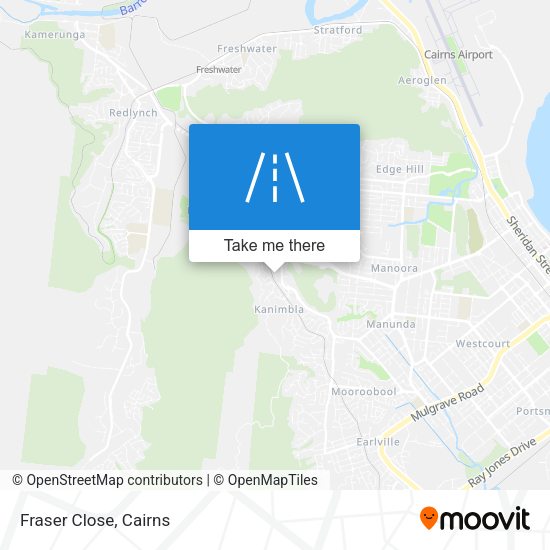 Fraser Close map