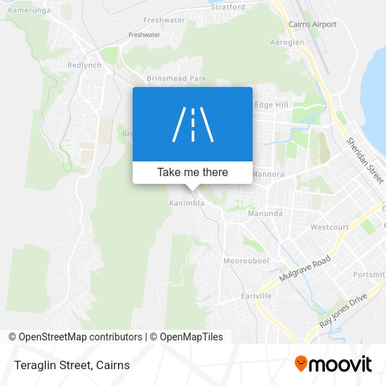 Teraglin Street map