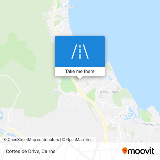 Cottesloe Drive map