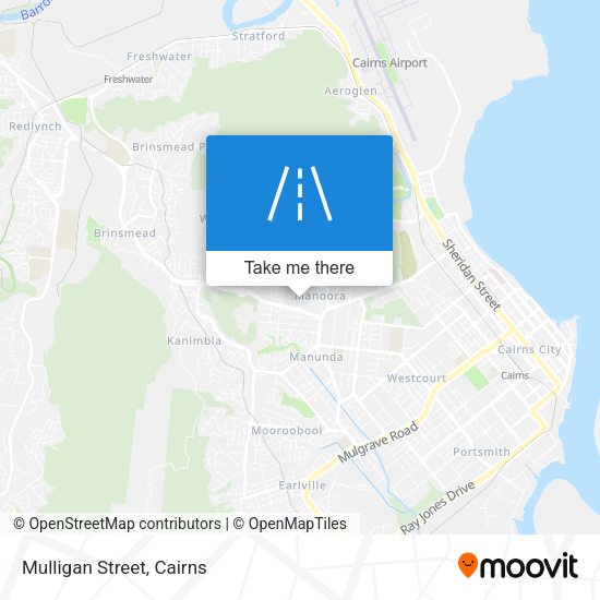 Mulligan Street map