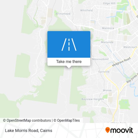 Lake Morris Road map