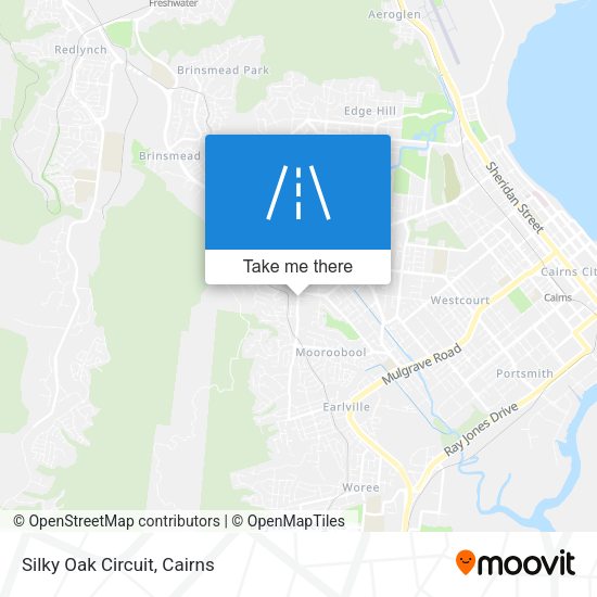 Silky Oak Circuit map
