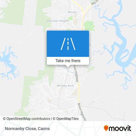 Normanby Close map