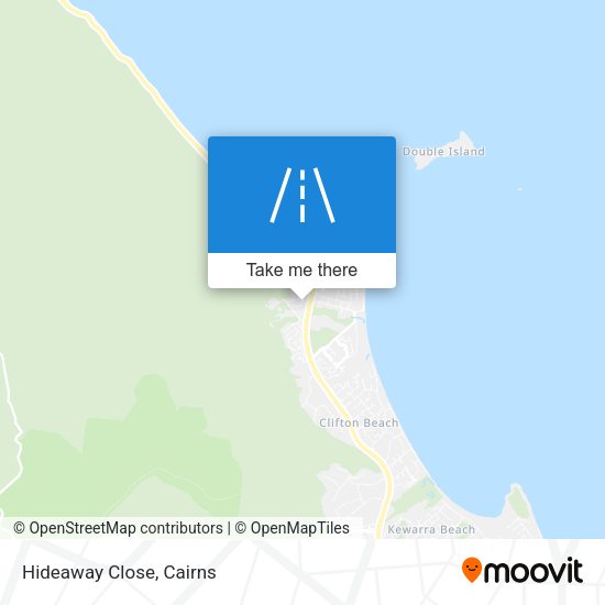 Hideaway Close map