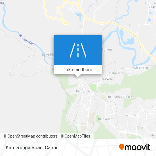 Kamerunga Road map