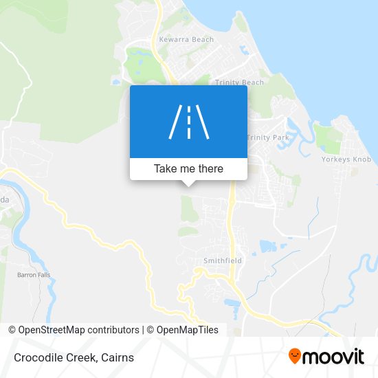 Crocodile Creek map