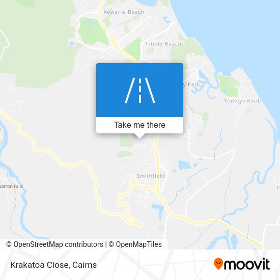 Krakatoa Close map