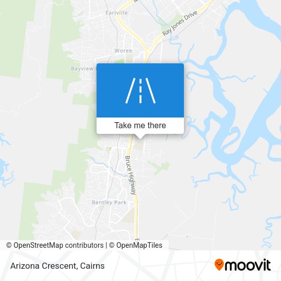 Arizona Crescent map