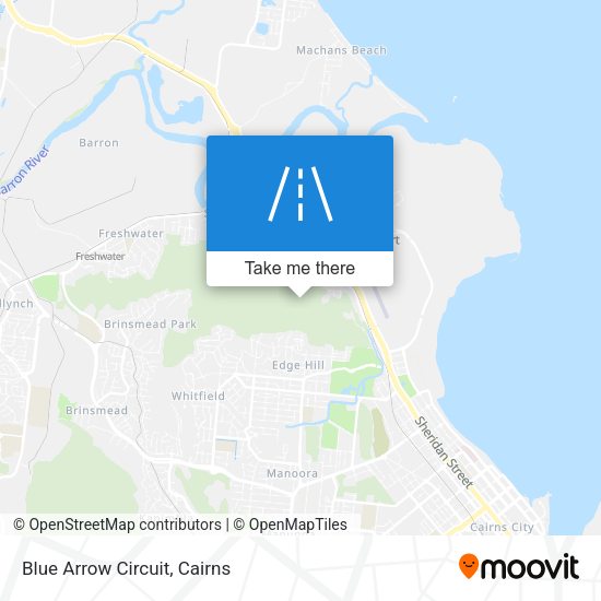 Blue Arrow Circuit map