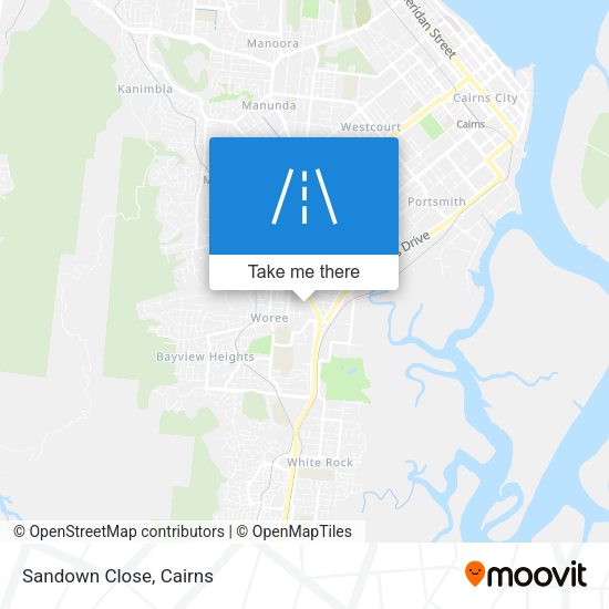 Sandown Close map