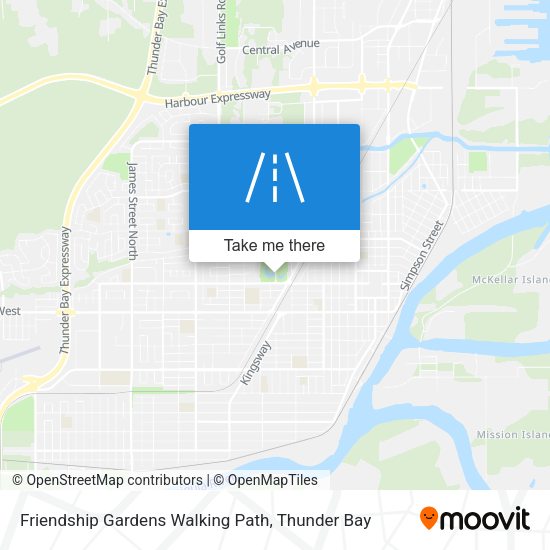 Friendship Gardens Walking Path plan