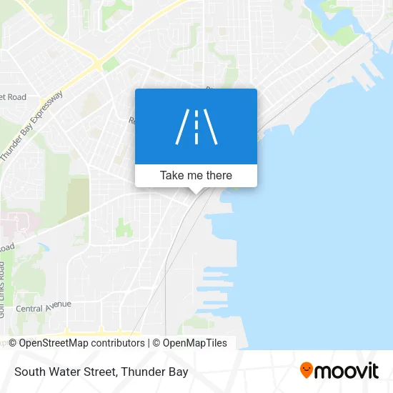South Water Street map
