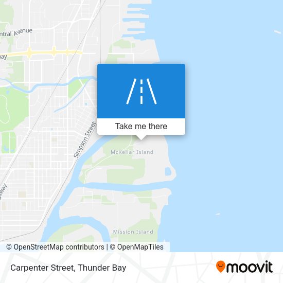 Carpenter Street map