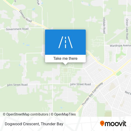 Dogwood Crescent map