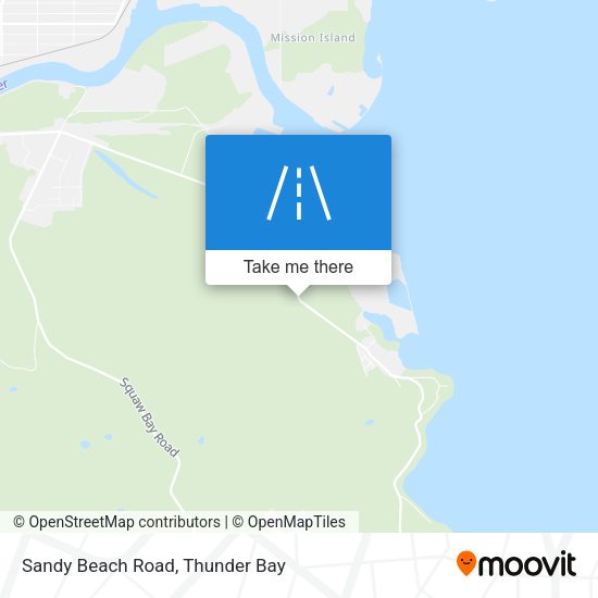 Sandy Beach Road plan