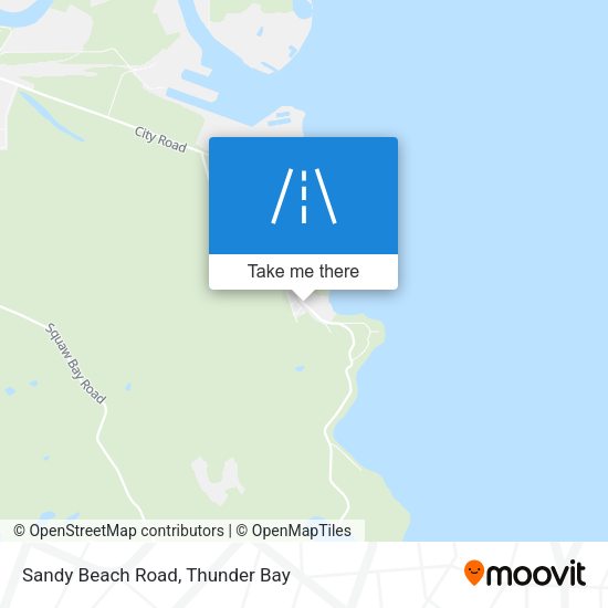 Sandy Beach Road map