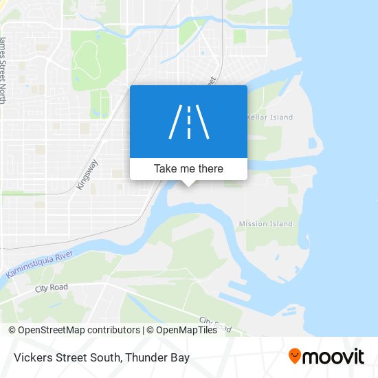 Vickers Street South map