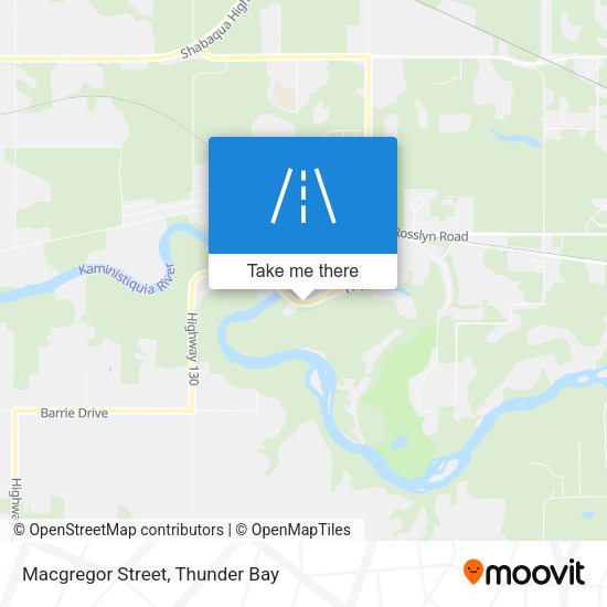 Macgregor Street map