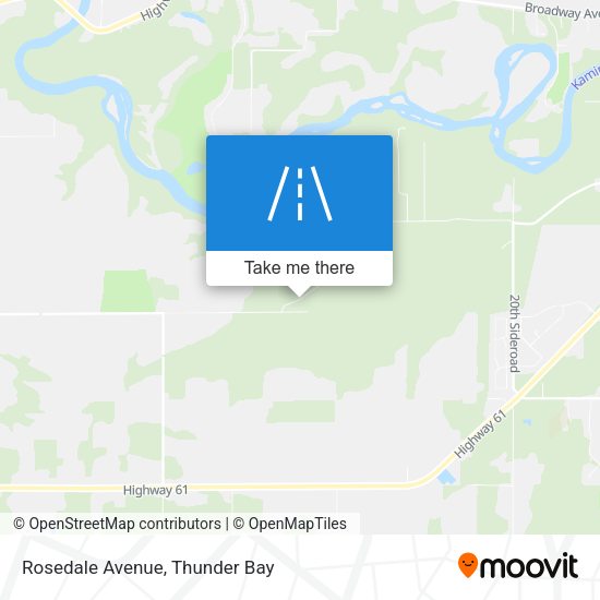 Rosedale Avenue plan