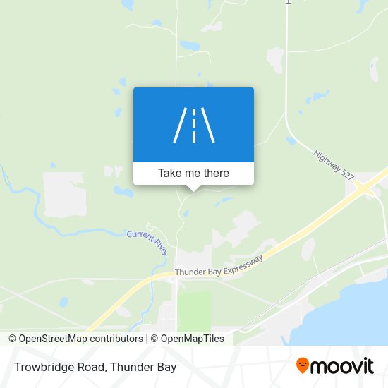 Trowbridge Road map