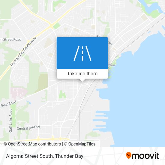 Algoma Street South map