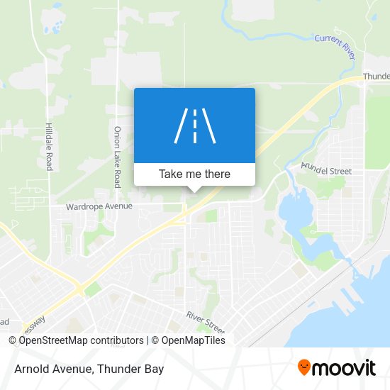 Arnold Avenue map