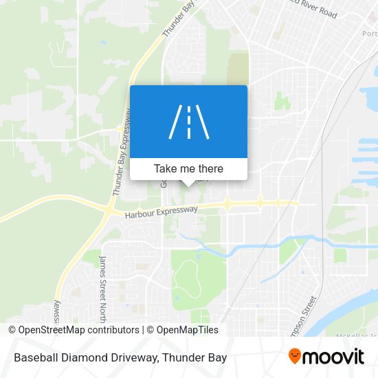 Baseball Diamond Driveway map