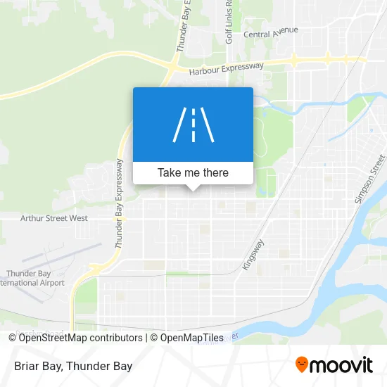 Briar Bay map
