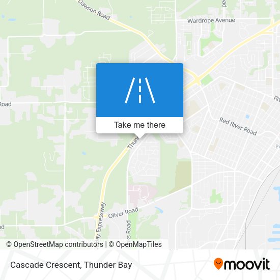 Cascade Crescent map