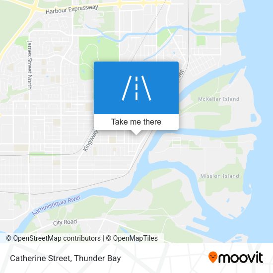 Catherine Street map
