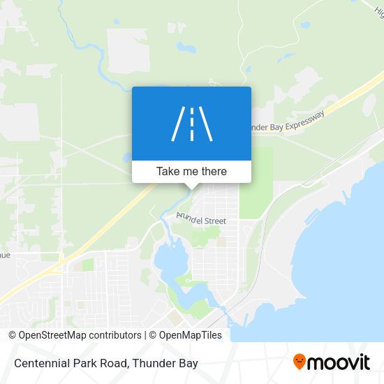Centennial Park Road plan