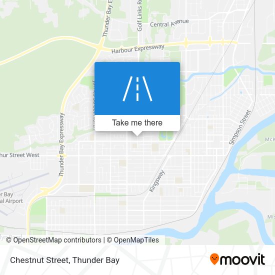 Chestnut Street map