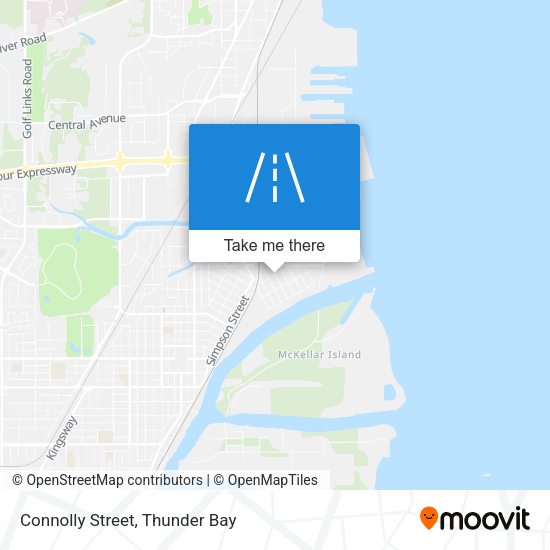Connolly Street map