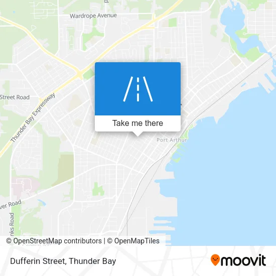 Dufferin Street map