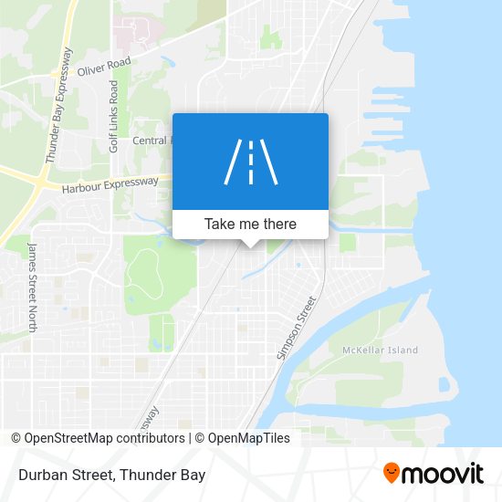 Durban Street map
