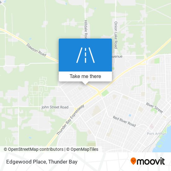 Edgewood Place map