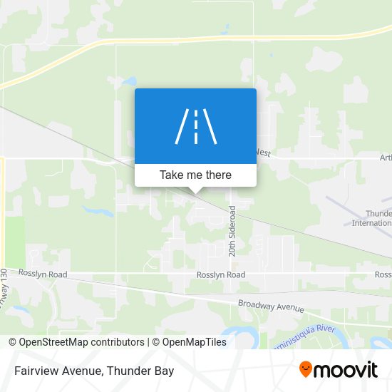 Fairview Avenue map