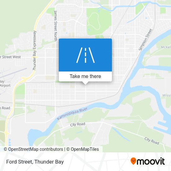 Ford Street map