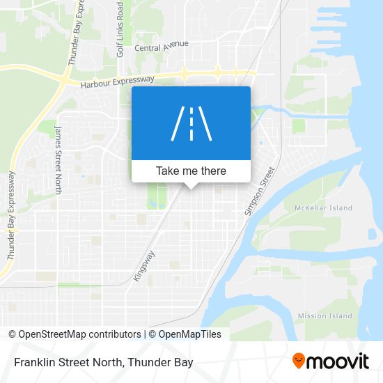 Franklin Street North map