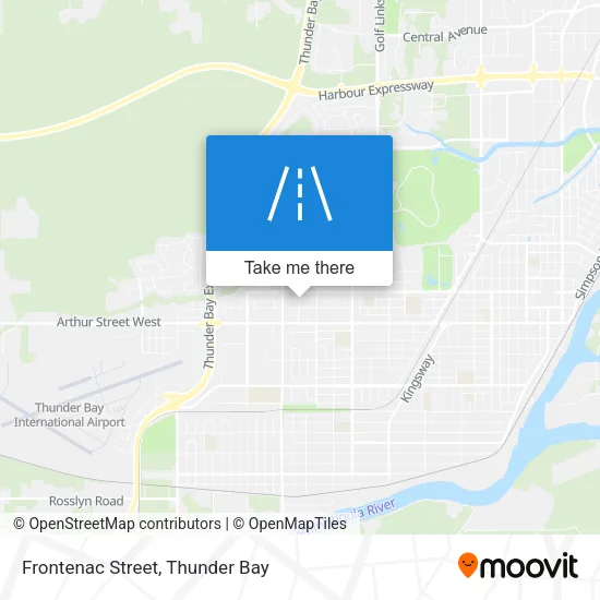 Frontenac Street map
