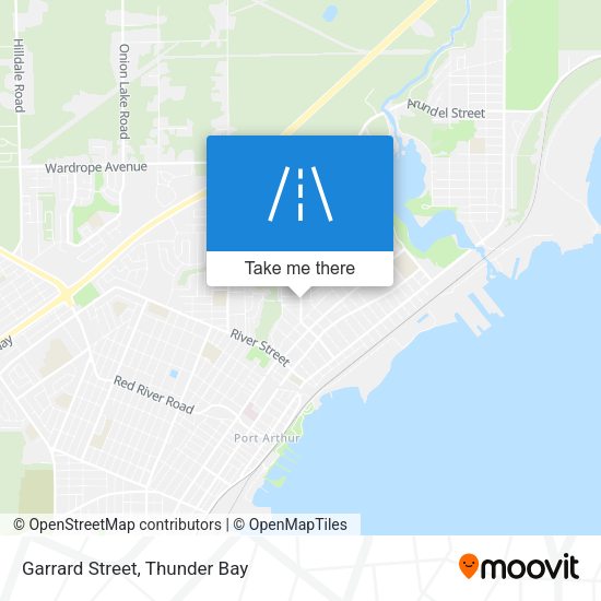 Garrard Street map