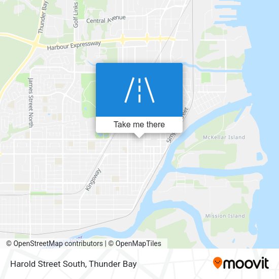 Harold Street South map