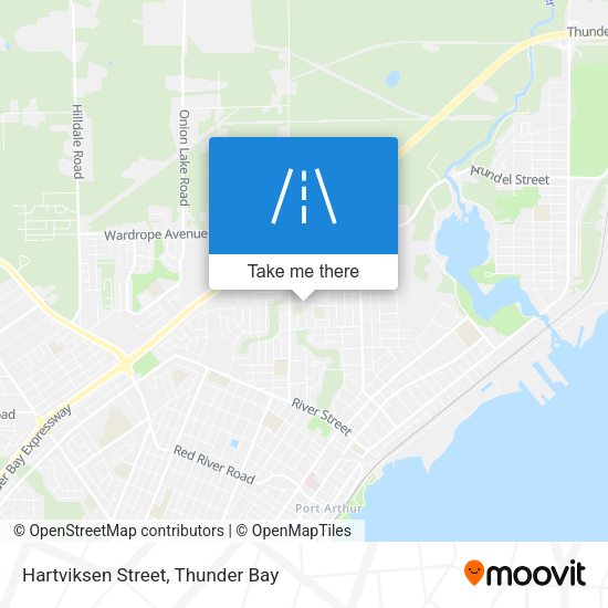 Hartviksen Street map